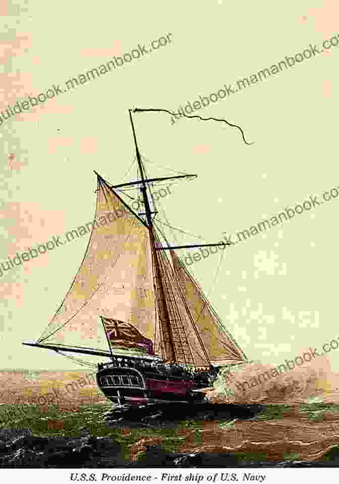 A Detailed Painting Of The Sloop Of War Alexander Clay In Full Sail, Engaging In A Naval Battle During The War Of 1812. A Sloop Of War (Alexander Clay 2)