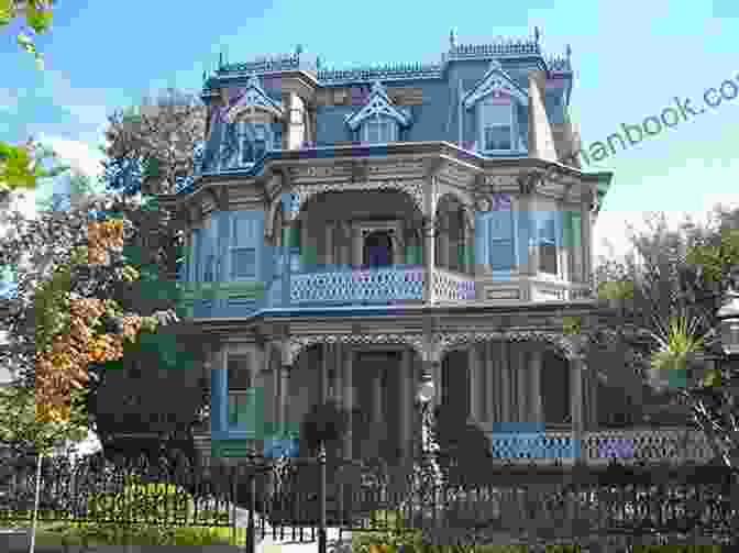A Historical Photograph Of A Victorian Home In Cape May, Surrounded By Lush Hydrangea Bushes. Cape May Hydrangeas (Cape May 10)