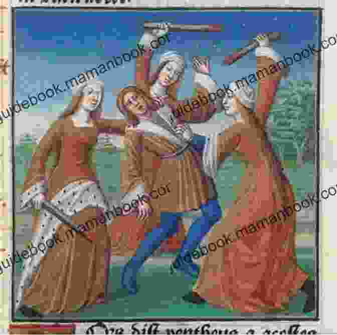 A Painting Depicting Medieval Murderers Attacking Their Victims Hill Of Bones The Medieval Murderers