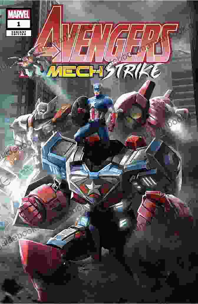Avengers Mech Strike 2024 Cover Art Featuring Iron Man, Captain America, Thor, And Spider Man In Their High Tech Mechs Avengers Mech Strike (2024) #1 (of 5) Jed MacKay