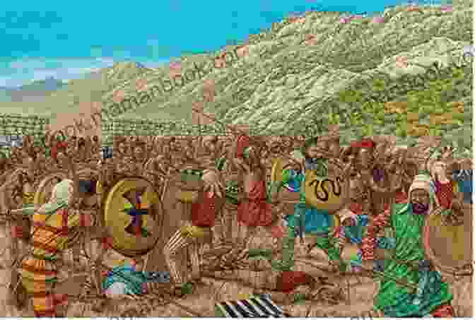 Greek Warriors Battling The Persian Army At The Battle Of Thermopylae Sons Of Zeus: A Novel (Nikias Of Plataea 1)