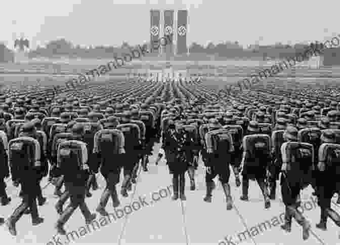 Nazi Soldiers Marching In Formation, Symbolizing The Rise Of The Nazi Regime Cradles Of The Reich: A Novel