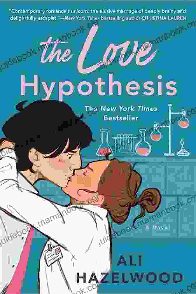 The Love Hypothesis Book Cover Featuring A Woman In A Lab Coat Looking Through A Telescope The Love Hypothesis Ali Hazelwood
